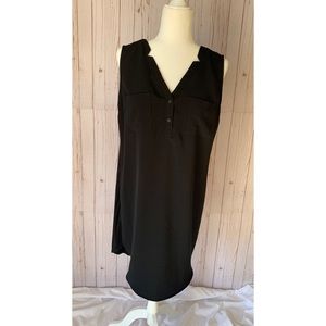 NEW YORK & CO Black sleeveless loose fitting dress